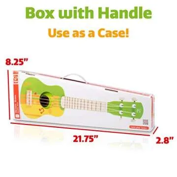 Hape Green Ukulele: Perfect Musical Instrument for Kids
