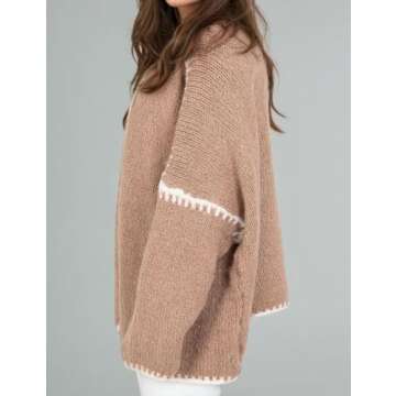 Buy COZYPOIN Women's Fall Oversized Cardigan Sweater