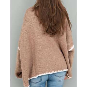 Buy COZYPOIN Women's Fall Oversized Cardigan Sweater