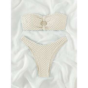 Flattering SHENHE Women's 2 Piece Ruched Bathing Suit