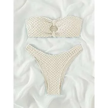 Flattering SHENHE Women's 2 Piece Ruched Bathing Suit