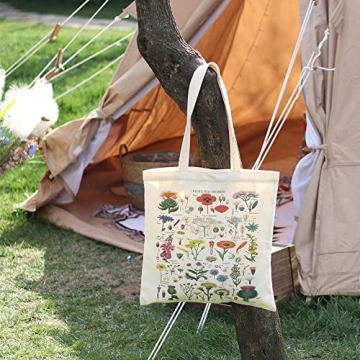 Jakayla Floral Canvas Tote Bag for Women | Stylish Reusable Grocery Bag