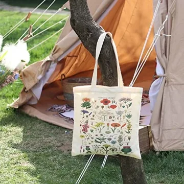 Jakayla Floral Canvas Tote Bag for Women | Stylish Reusable Grocery Bag