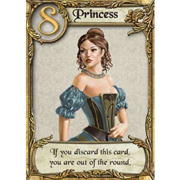 Love Letter Card Game - Prove Your Worth to the Princess! Deduction and Player Elimination Strategy Game for Kids and Adults, Ages 10+, 2-6 Players, 20 Minute Playtime, Made by Z-Man Games
