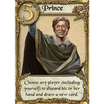 Love Letter Card Game - Prove Your Worth to the Princess! Deduction and Player Elimination Strategy Game for Kids and Adults, Ages 10+, 2-6 Players, 20 Minute Playtime, Made by Z-Man Games