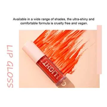 BANGFENG 6PCS Lip Oil Light Lipgloss Set, Moisturizing Hydrating Lip Glow Oil Lip Gloss Kit High Shine Lip Plumping Glass Finish Lip Gloss Liquid Lipstick for Women (Set B)