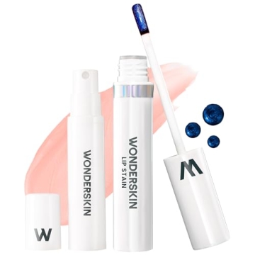 Wonderskin Wonder Blading Lip Stain Peel Off Kit - Waterproof Long Lasting Natural Tint