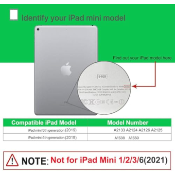 SUPLIK Kids Protective Case for iPad Mini 4/5