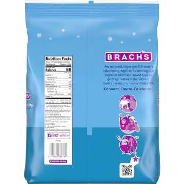 Brach's Star Brites Peppermint Candy, Individually Wrapped Candy, Mega Pack, 4 Pound Bulk Bag (360 Pieces) (Pack of 2)