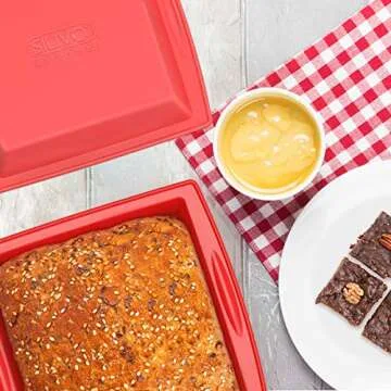SILIVO Nonstick Silicone Baking Mold for Delicious Desserts