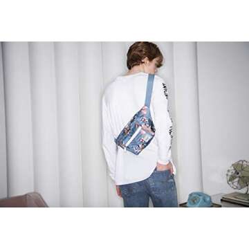 Herschel Seventeen Waist Pack, Raven Crosshatch, 3.5L