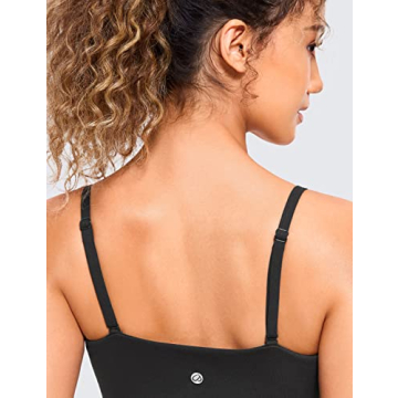 CRZ YOGA Butterluxe Women’s Adjustable Padded Sports Bra