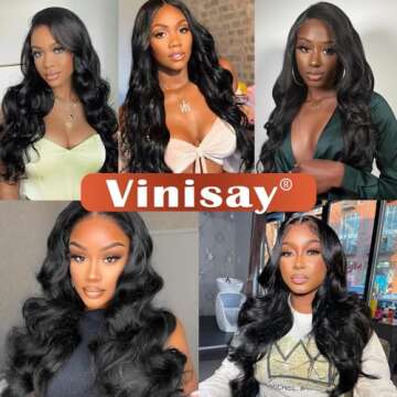 Body Wave Lace Front Wigs Human Hair 13x4 HD Transparent Lace Frontal Wigs Human Hair for Women Brazilian Virgin 200% Density Glueless Wigs Human Hair Pre Plucked with Baby Hair Natural Black 26 Inch