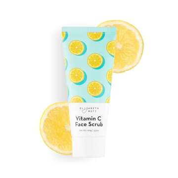Elizabeth Mott Sure Thing Vitamin C Face Scrub – Heat Activated Exfoliating Facial Cleanser for De...