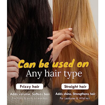 LABIOTTE Silk Oil Hair Treatment for Repair, Frizz Control & Shine - With Jojoba Oil for Dry, Damaged Hair Growth - 5.07 Fl Oz