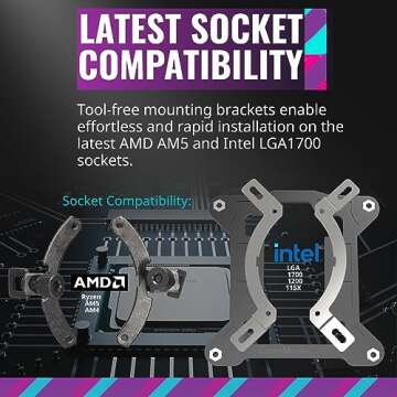 CoolerMaster MasterLiquid ML240L RGB V2 - High Performance Liquid Cooling