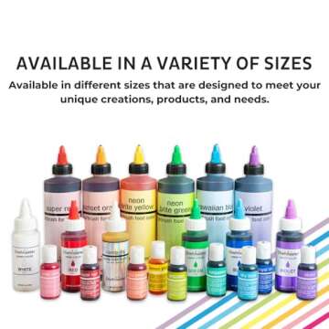 Chefmaster Bright White Food Coloring for Baking & Decorating