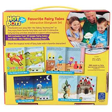 Educational Insights Hot Dots Jr. Fairy Tales Storybooks with Interactive Pen for Ages 3+
