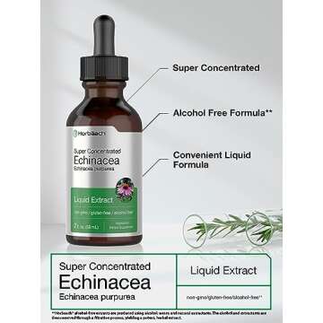 Horbäach Echinacea Drops 2 oz Alcohol Free Herbal Support