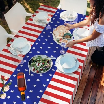 Durable Patriotic Tablecloths for Festive Gatherings