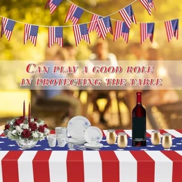 Durable Patriotic Tablecloths for Festive Gatherings