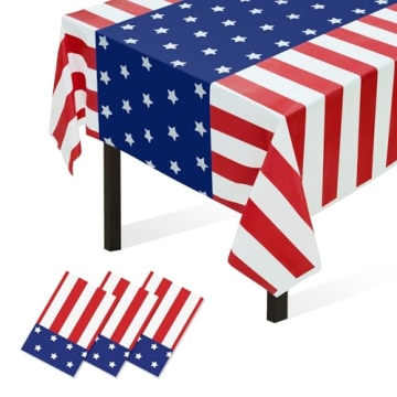 Durable Patriotic Tablecloths for Festive Gatherings