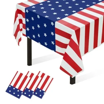 Durable Patriotic Tablecloths for Festive Gatherings