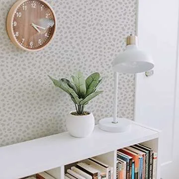 Tempaper Perfectly Neutral Scout Removable Peel and Stick Wallpaper, 20.5 in X 16.5 ft, Made in the USA