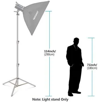 Neewer Heavy Duty Light Stand Kit - 102" Stainless Steel