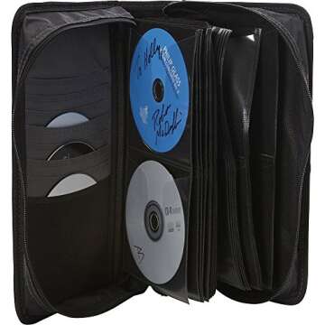 Case Logic CD/DVDW-92 100 Capacity Classic CD/DVD Wallet (Black)