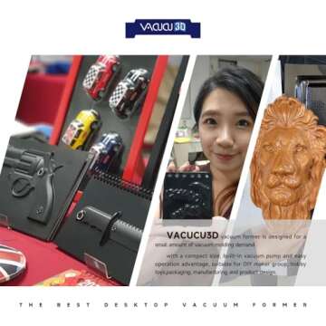 VACUCU3D A3 Desktop Vacuum Forming Machine for Prototypes