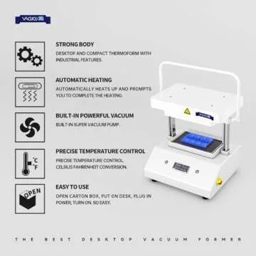 VACUCU3D A3 Desktop Vacuum Forming Machine for Prototypes