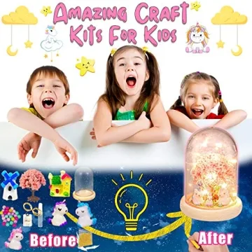 YOFUN Make Your Own Unicorn Night Light Kit for Creative Kids
