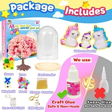YOFUN Make Your Own Unicorn Night Light Kit for Creative Kids
