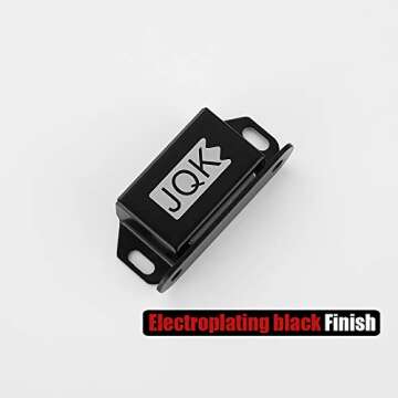 JQK Cabinet Door Catch, Stainless Steel Closet Catches 2 Pack with Strong Magnetic, 1.2mm Thickness Furniture Catch, CC1-P …