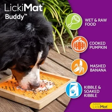 LickiMat 8"x8" Pack of 2 for Dogs Anxiety & Boredom