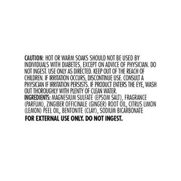 Dr Teal's Epsom Salt Soaking Solution, Detoxify & Energize, Ginger & Clay, 3lbs (Packaging May Vary)