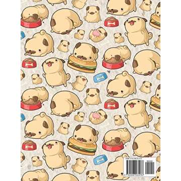 Japanese Writing Practice Book: Kawaii Pugs Themed Genkouyoushi Paper Notebook to Practise Writing Japanese Kanji Characters and Kana Scripts such as ... together with this customized Cornell Notes