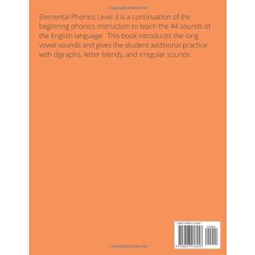 Elemental Phonics: Level 3 Fun Lessons for Early Readers