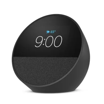 Echo Spot Bundle with Stand & USB Charging Ports