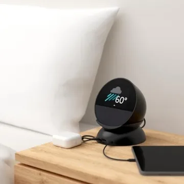 Echo Spot Bundle with Stand & USB Charging Ports
