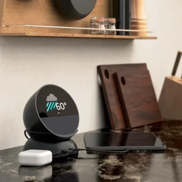 Echo Spot Bundle with Stand & USB Charging Ports