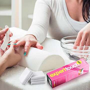 Lint Free Nail Wipes Nail Art Gel Polish Remover Cotton Pads 4 Boxes (1300 Pieces)