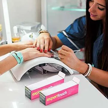 Lint Free Nail Wipes Nail Art Gel Polish Remover Cotton Pads 4 Boxes (1300 Pieces)