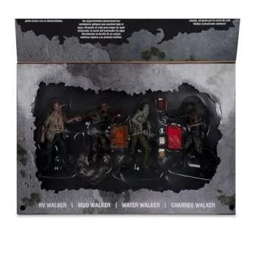McFarlane Toys - The Walking Dead Walkers 5in Figure 4-Pack
