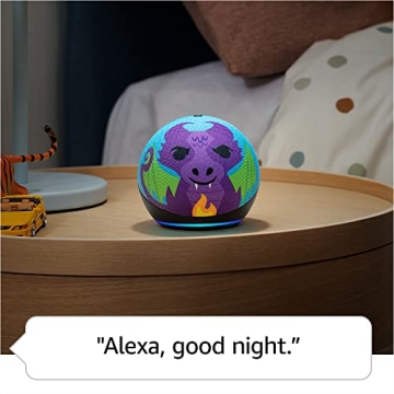 Echo Dot Kids Dragon with Echo Glow Bundle for Fun Learning