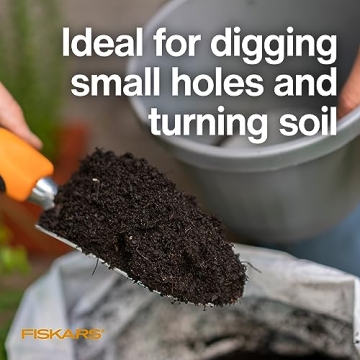 Fiskars Ergo Garden Trowel for Efficient Digging and Planting