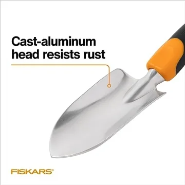 Fiskars Ergo Garden Trowel for Efficient Digging and Planting