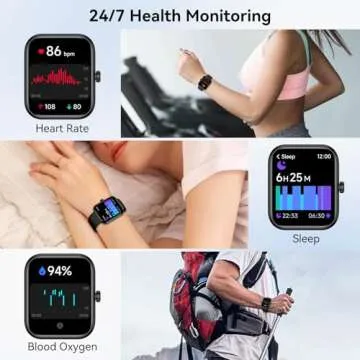Smart Watch for Men Women with Alexa & Fitness Tracker