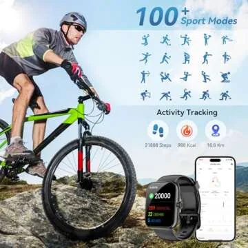 Smart Watch for Men Women with Alexa & Fitness Tracker